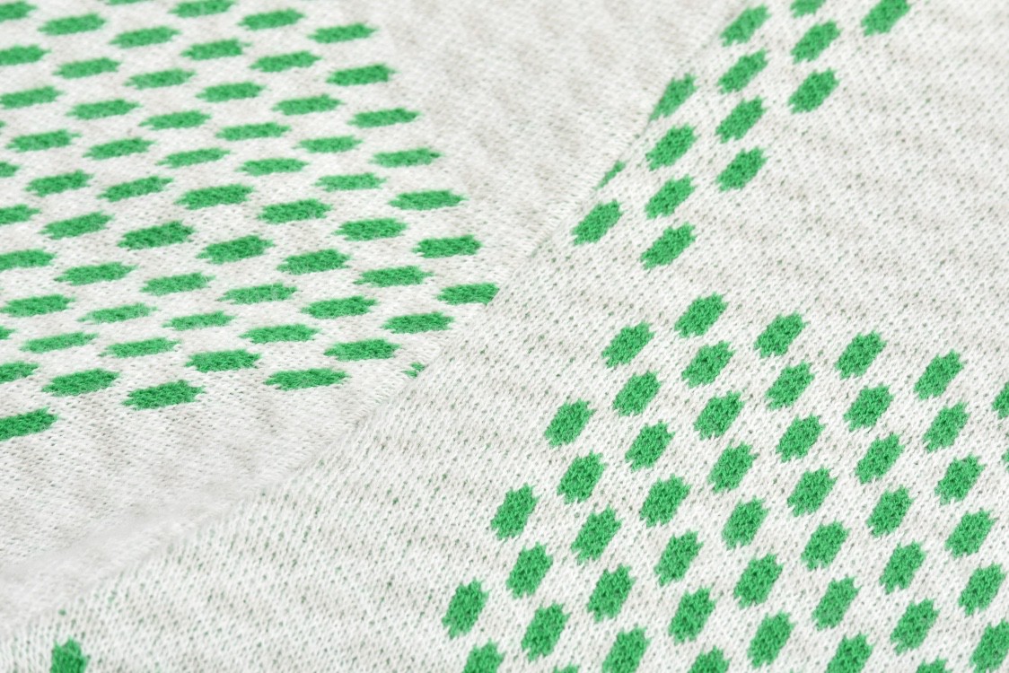 LOUIS VUITTON 路易威登 棋盘格字母logo圆领毛衣 长袖 绿色 1AFJHF