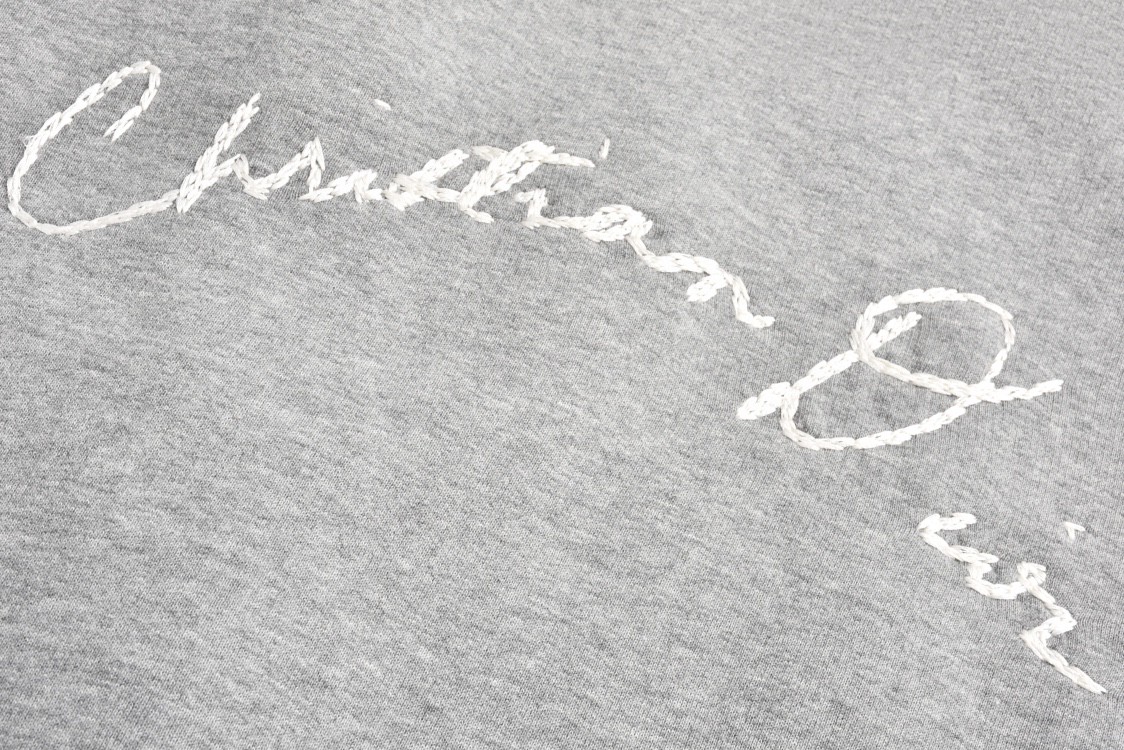 DIOR 迪奥 铃兰花签名刺绣棒球服 夹克 外套 长袖 灰色 787349TRVP71041