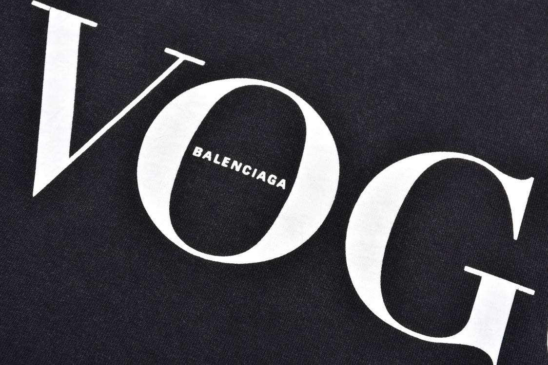 Balenciaga 巴黎世家 灯塔字母logo印花短袖 T恤 夏季 黑色 787349TRVP71041