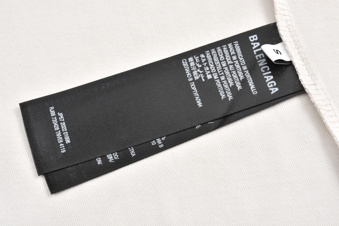Balenciaga 巴黎世家 灯塔字母logo印花短袖 T恤 夏季 白色 787349TRVP71041