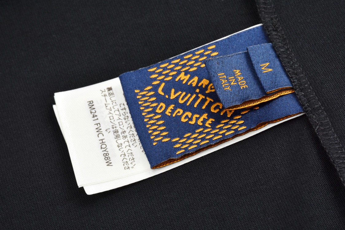 LOUIS VUITTON 路易威登 西部牛仔风仙人掌印花圆领短袖 T恤 黑色 