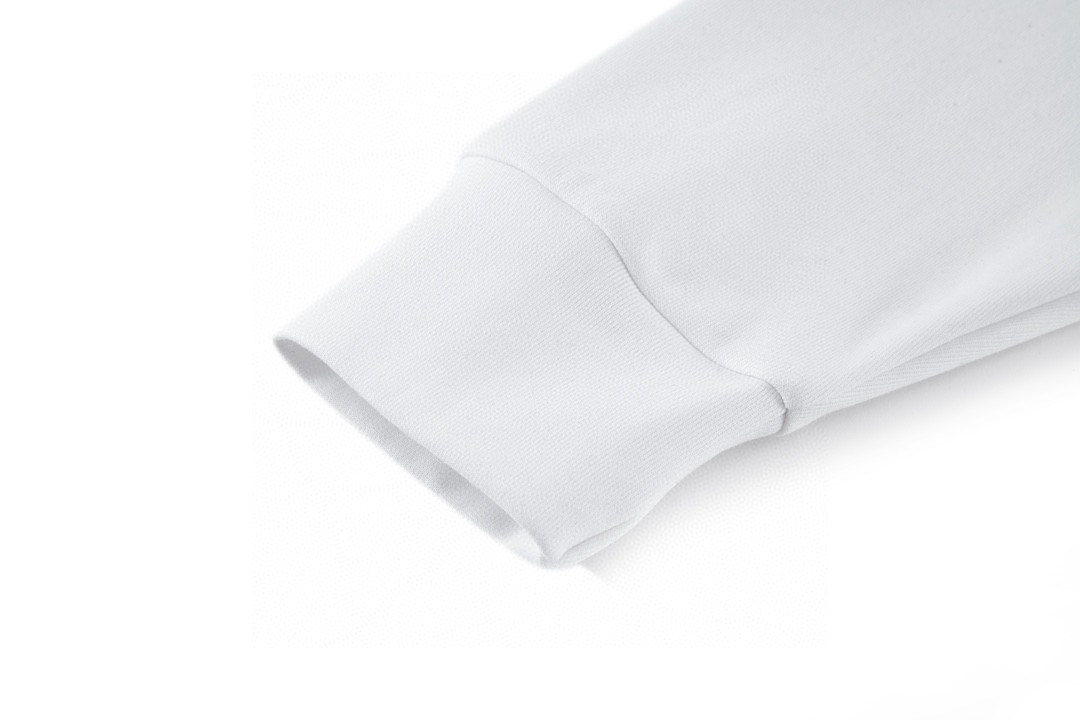 PRADA 普拉达 纯色小字母连帽卫衣 长袖 白色 