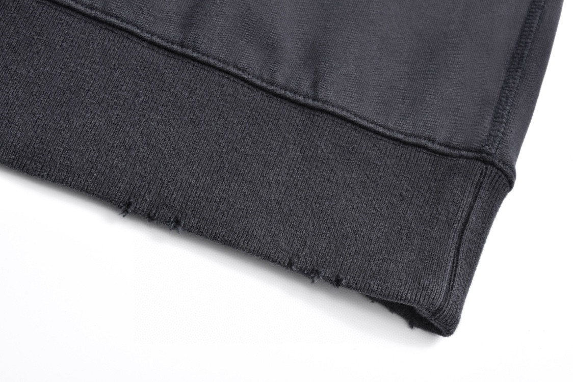 PRADA 普拉达 水洗渐变字母logo印花卫衣 圆领 长袖 蓝色 UJL69B-15CA-F0008-S-OOO