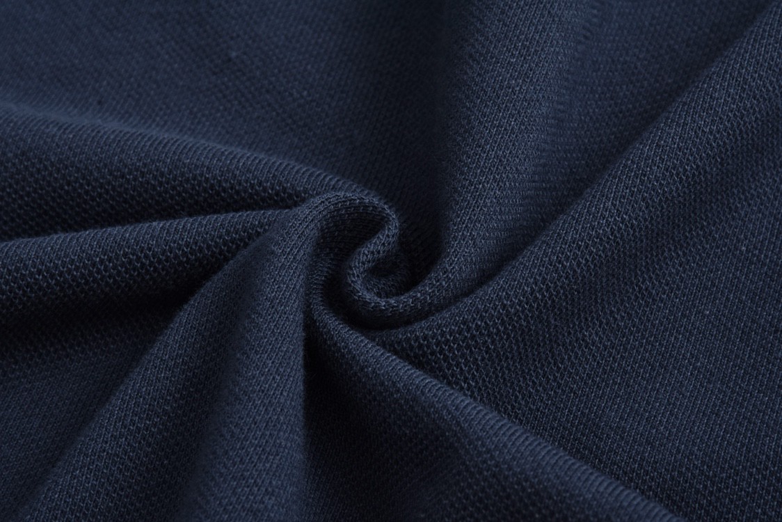 MIU MIU 缪缪 小字母刺绣Polo衫 长袖 蓝色 