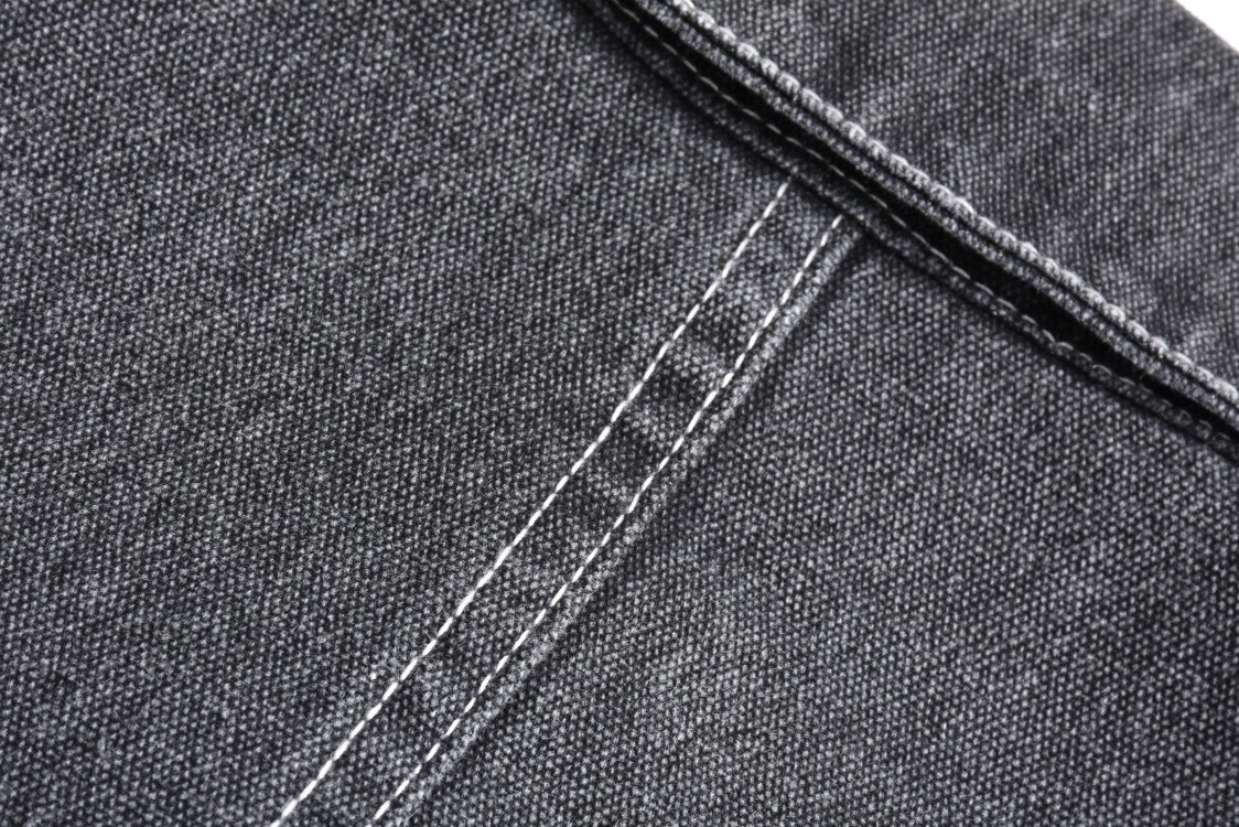 DIOR 迪奥 STONE ISLAND 石头岛联名 贴皮口袋牛仔外套 衬衫 长袖 深灰色 