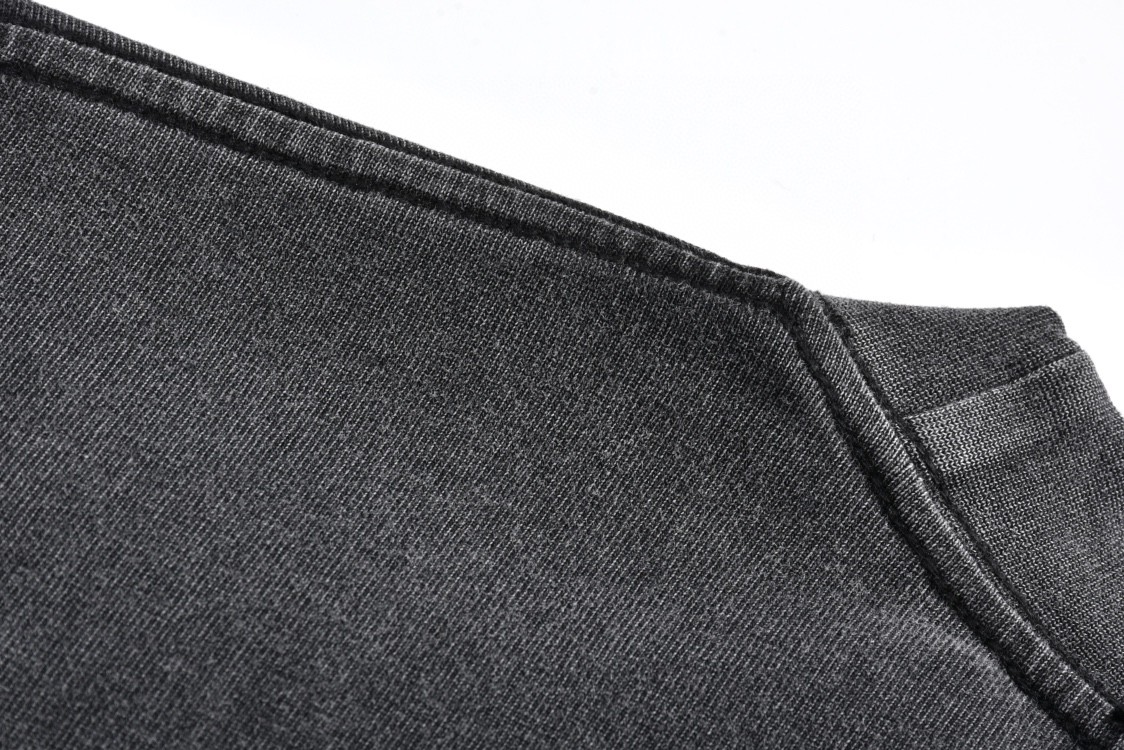 Balenciaga 巴黎世家 做旧破洞人像乐队印花短袖 T恤 夏季 黑色