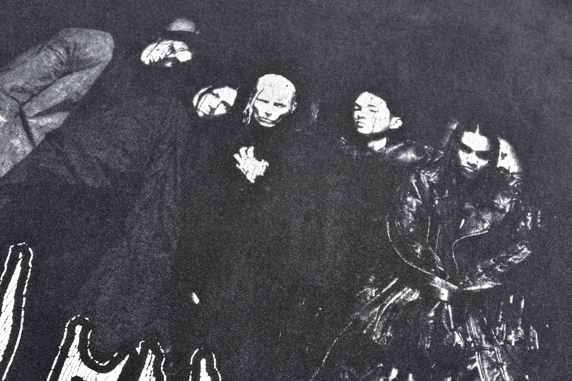 Balenciaga 巴黎世家 做旧破洞人像乐队印花短袖 T恤 夏季 黑色