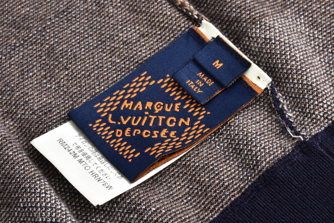 LOUIS VUITTON 路易威登 格子马赛克字母logo连帽卫衣 毛衣 外套 长袖 1AFXJT