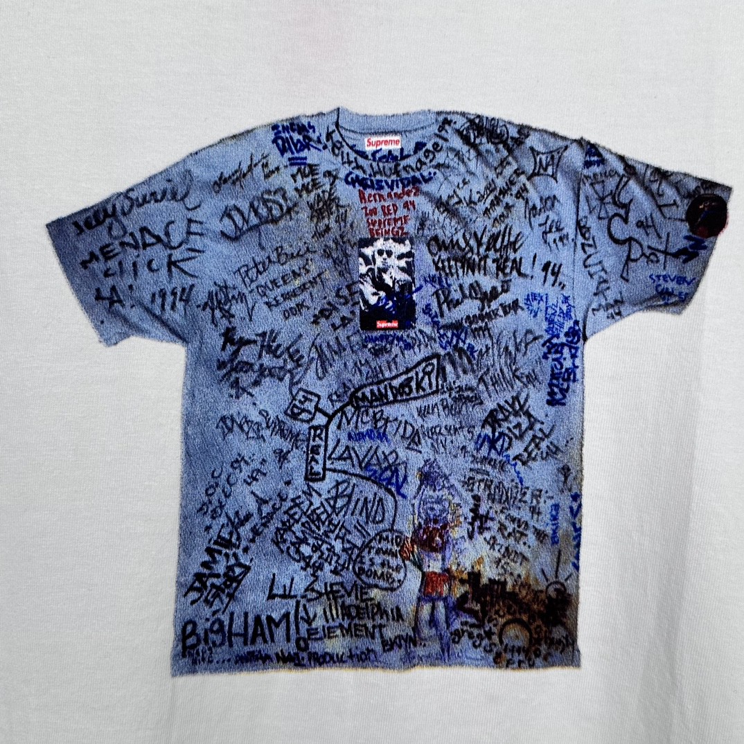 Supreme SS24 30周年纪念系列 WEEK1130TH ANNIVERSARY FIRSTTEE 图案印花短袖 T恤 黑色 白色 SUP-SS24-184