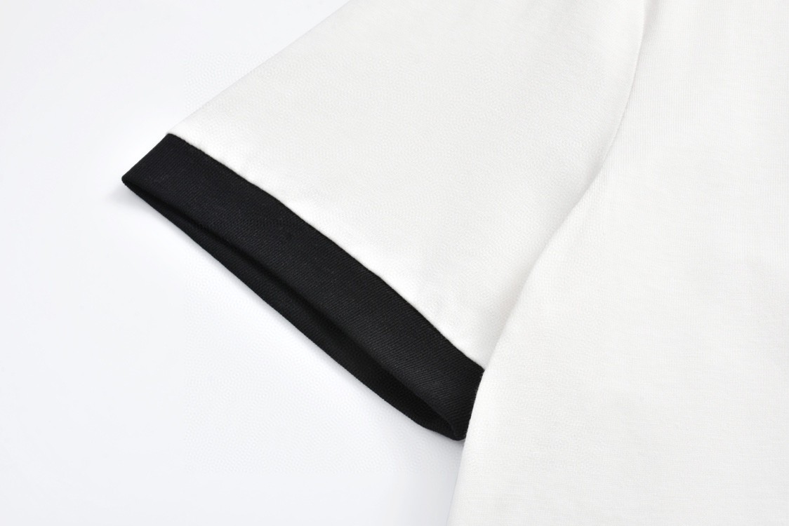 LOUIS VUITTON 路易威登 1854烫钻字母路标图案圆领短袖 T恤 白色 1AFXO1