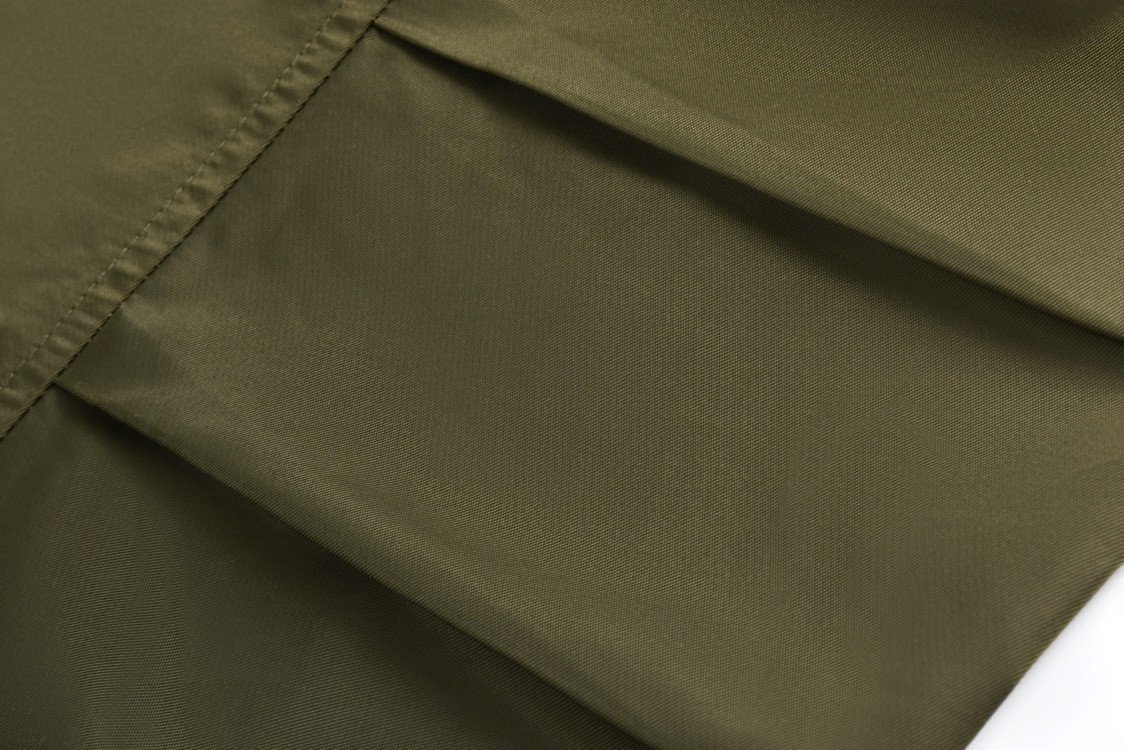 PRADA 普拉达 多口袋尼龙工装裤 休闲裤 裤子 长裤 绿色