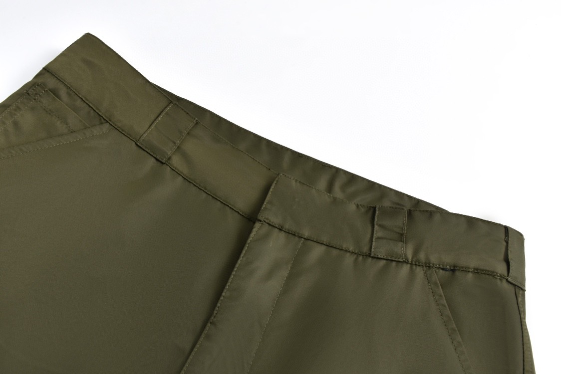 PRADA 普拉达 多口袋尼龙工装裤 休闲裤 裤子 长裤 绿色