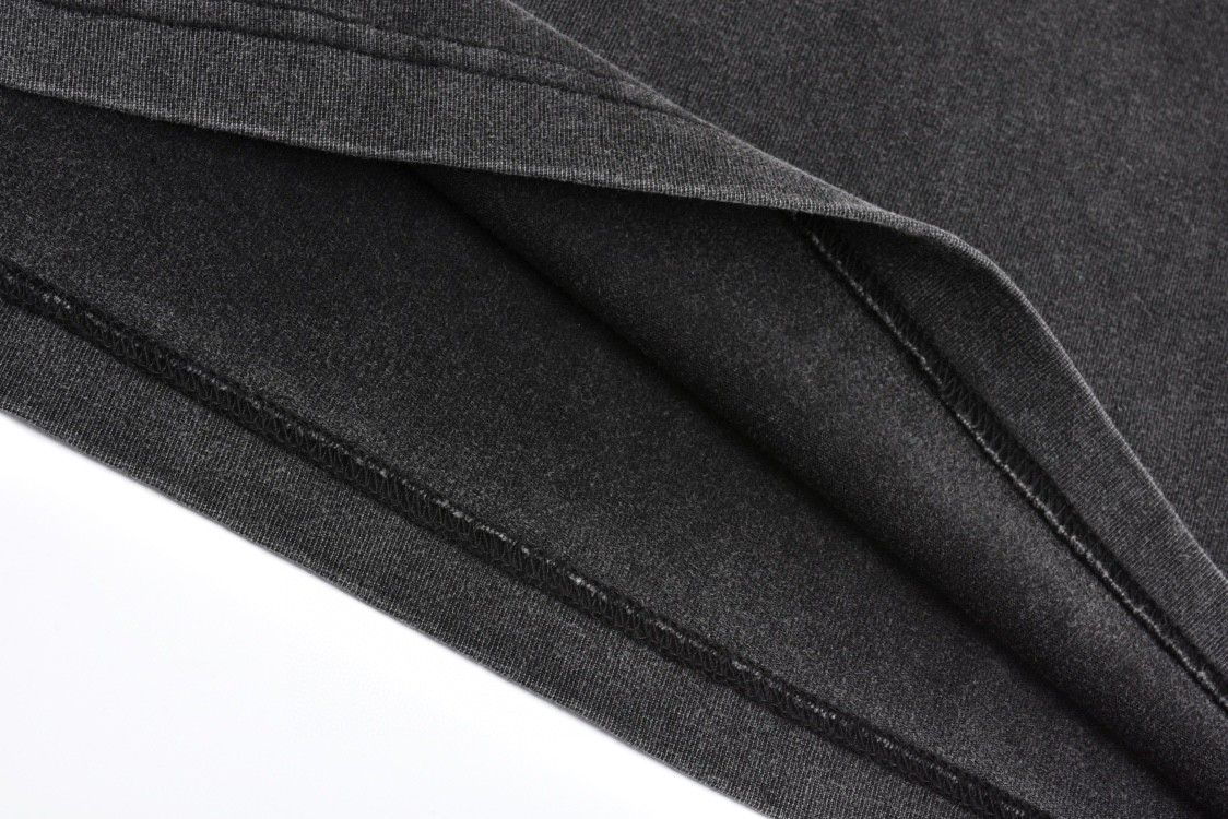 Balenciaga 巴黎世家 夜景字母logo印花短袖 T恤 夏季 黑色 787349TRVO11041