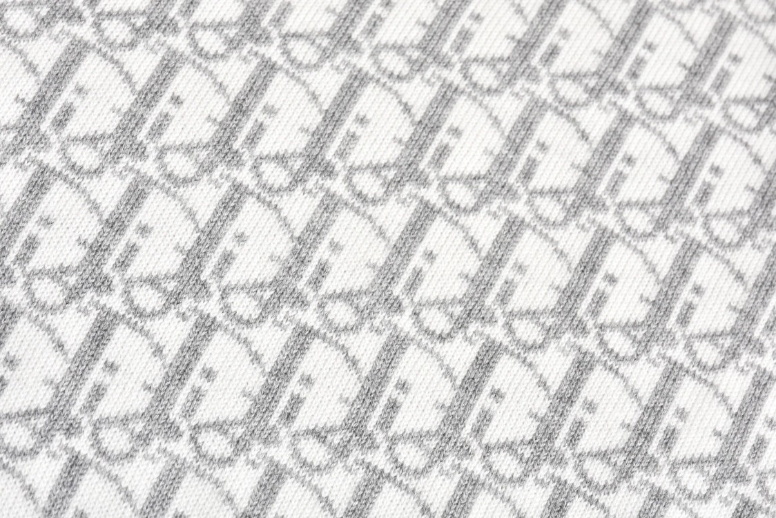 LOUIS VUITTON 路易威登 内衬满印羊绒针织连帽卫衣 长袖 秋冬款 白色 113M221AT225-C088