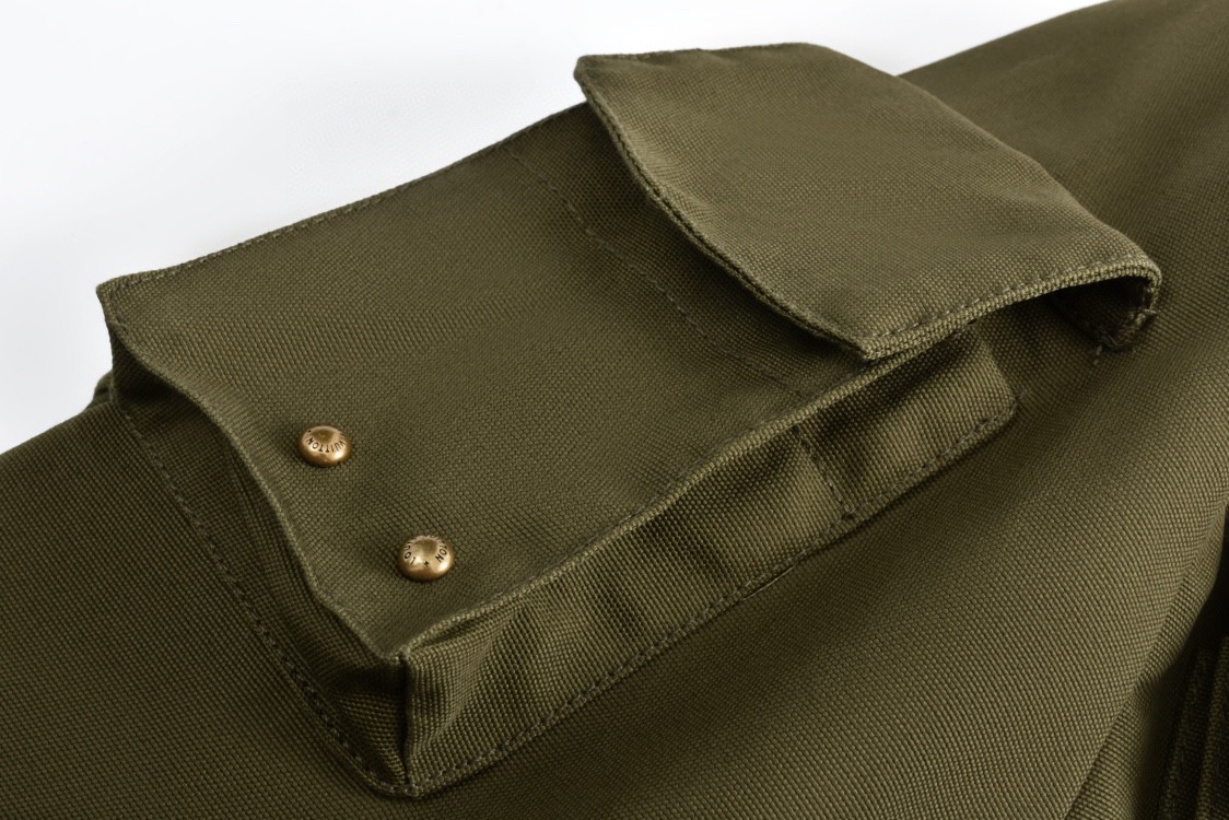 LOUIS VUITTON 路易威登 菲董系列 铆钉多口袋工装外套 夹克 长袖 秋冬款 棕绿色 1AFQBK