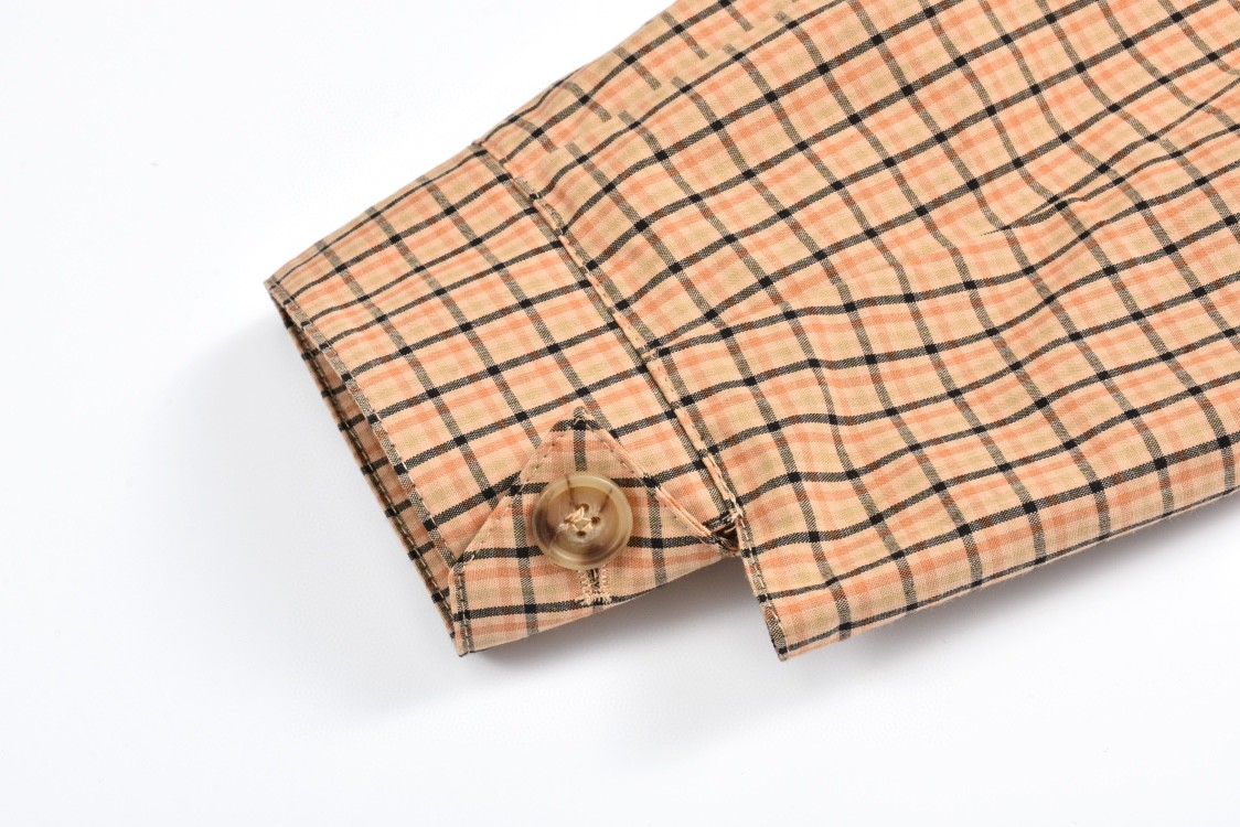 MIU MIU 缪缪 格纹字母刺绣徽标拉链立领夹克 外套 长袖 卡其灰