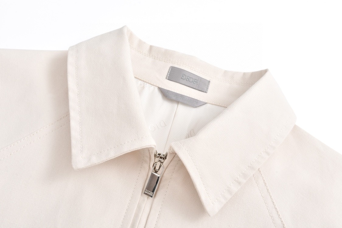 DIOR 迪奥 七夕爱心徽标刺绣夹克 外套 长袖 白色 S359Y25X35-5510