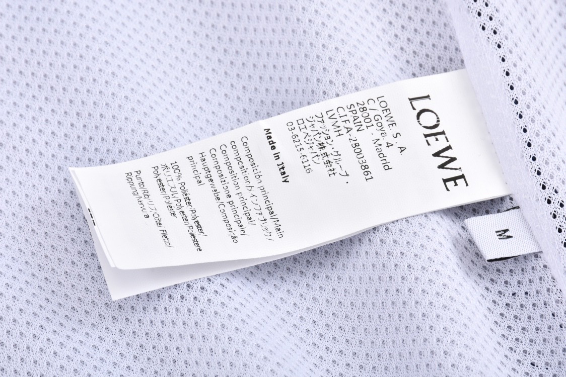 Loewe 罗意威 字母Logo刺绣拉链连帽卫衣 长袖 秋冬 蓝色 S359Y25X35-5510