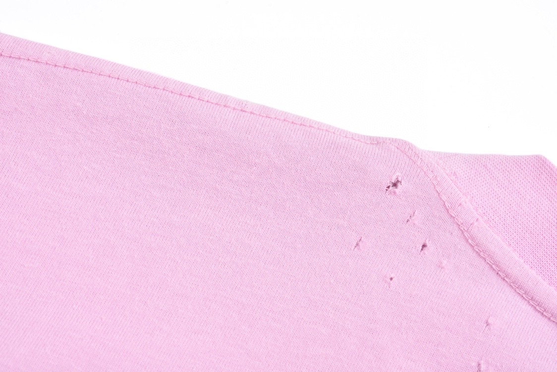 Balenciaga 巴黎世家 情人节限定硅胶爱心字母logo印花短袖 T恤 夏季 粉色 641655TQVV85060