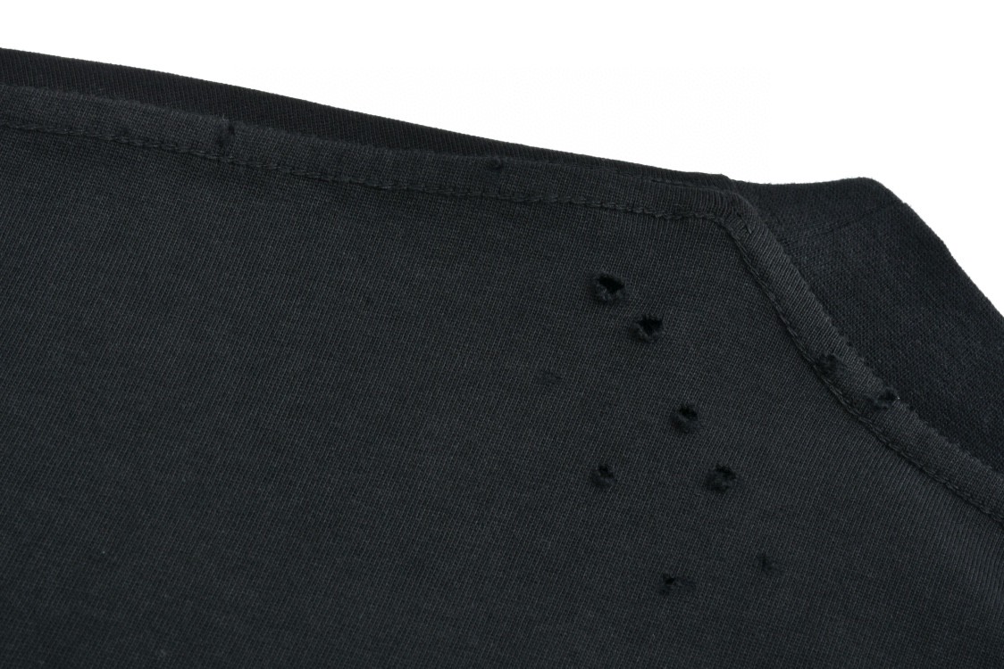 Balenciaga 巴黎世家 情人节限定硅胶爱心字母logo印花短袖 T恤 夏季 黑色 641675TQVV89034