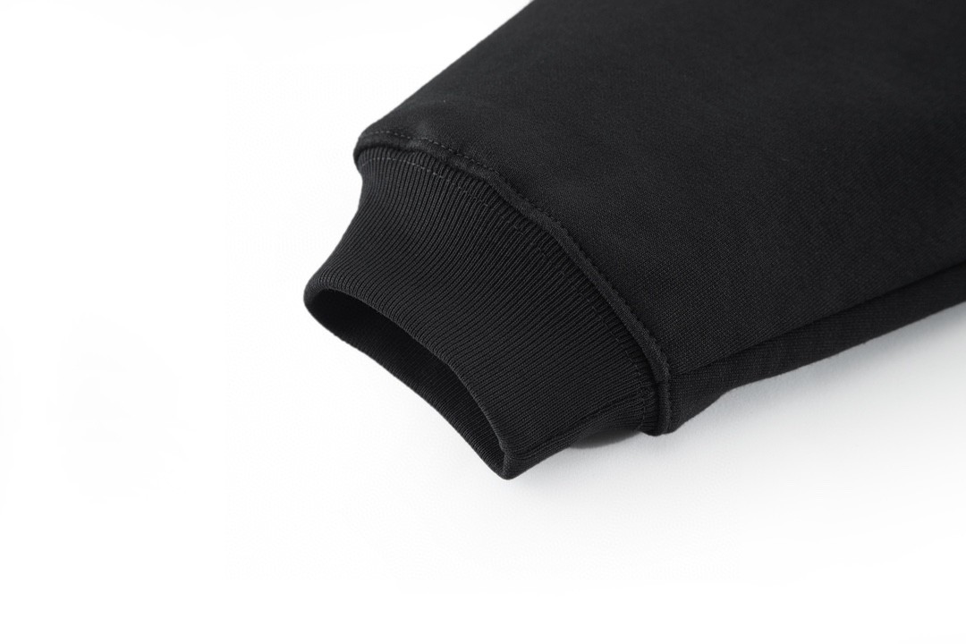 Balenciaga 巴黎世家 爱心wifi字母logo印花连帽卫衣 长袖 秋冬 黑色 739024TQVK31576