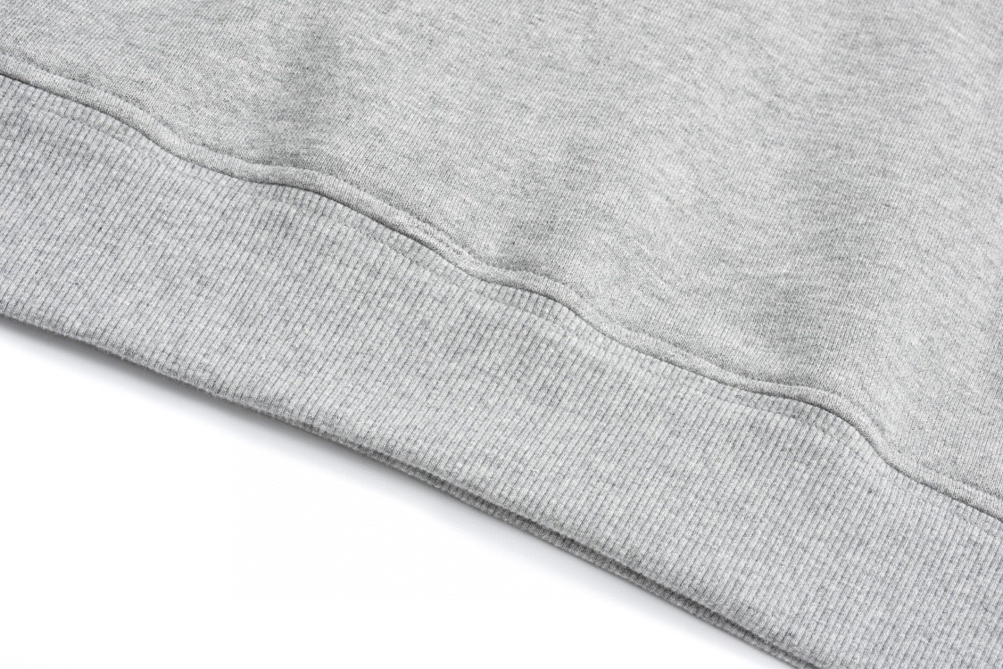 PRADA 普拉达 纯色三角标卫衣 圆领 长袖 灰色 134668-11LN-F0031-S-231