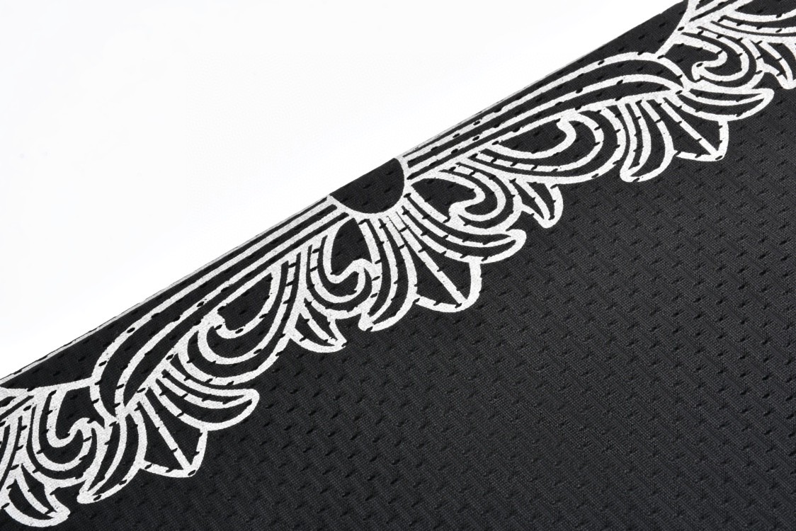 Chrome Hearts 克罗心 冰球服系列 字母印花网眼长袖 T恤 黑色 CH-196637