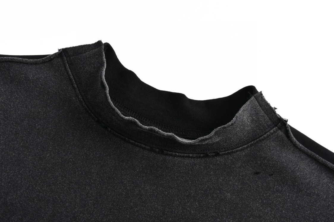 Balenciaga 巴黎世家 铁塔拼接比特币 字母logo印花短袖 T恤 夏季 黑色 CH-196637