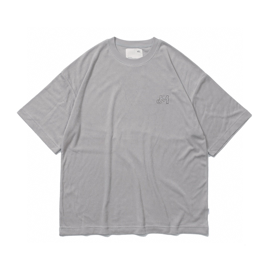78#MADNESS 刺绣字母logo印花T恤 短袖 男女同款 藏蓝色 灰色