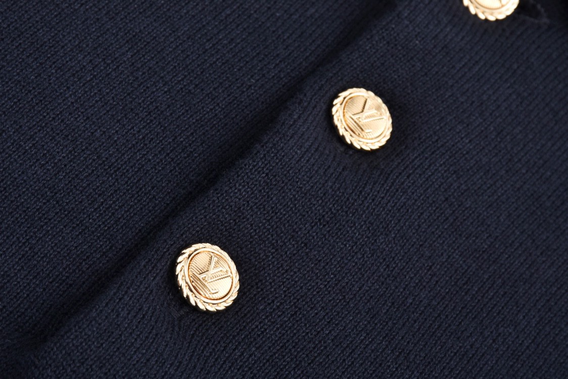 LOUIS VUITTON 路易威登 美洲杯联名Polo衫 短袖 T恤 深蓝色