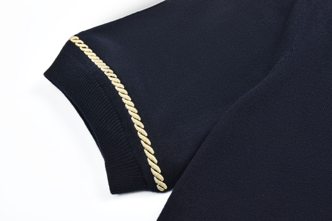 LOUIS VUITTON 路易威登 美洲杯联名Polo衫 短袖 T恤 深蓝色