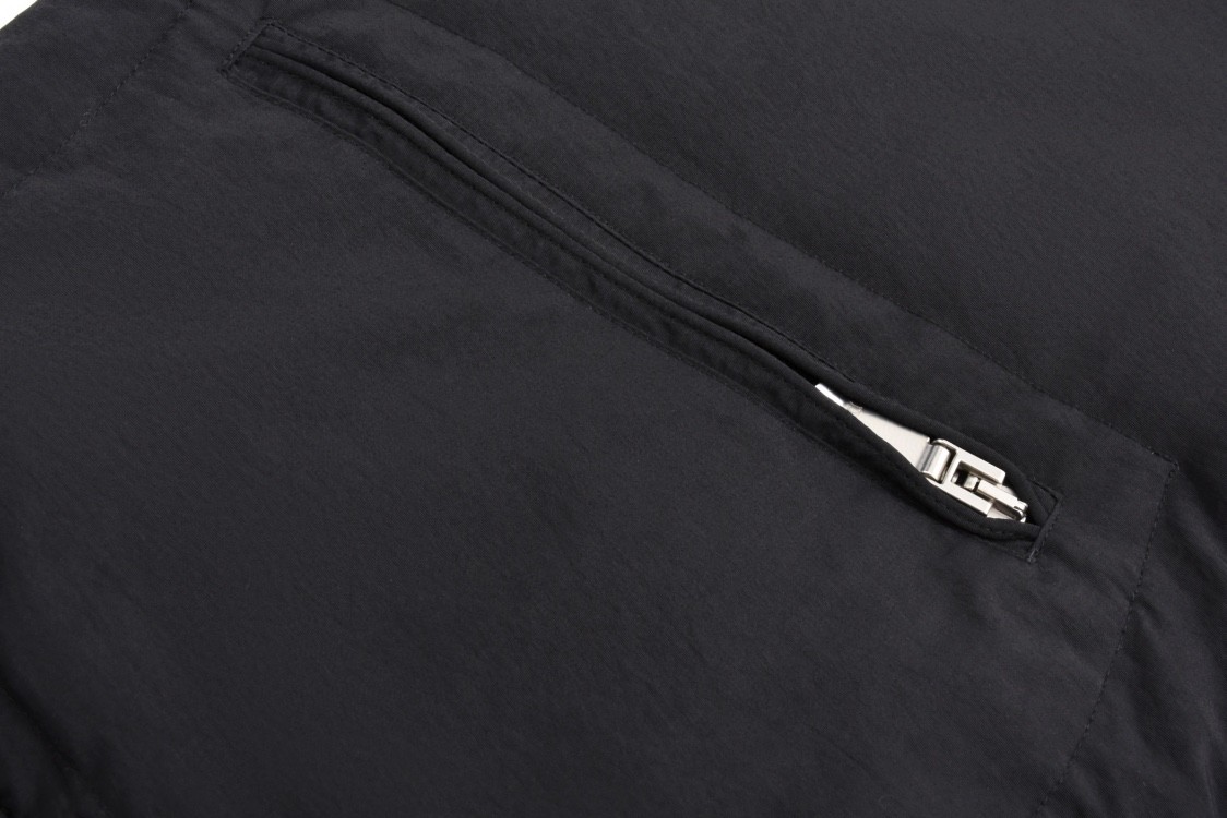 DIOR 迪奥 STONEISLAND 联名款 FW24 纯色字母Logo徽标飞行员夹克 棉服 外套 长袖 黑色 493C401A6263-C989