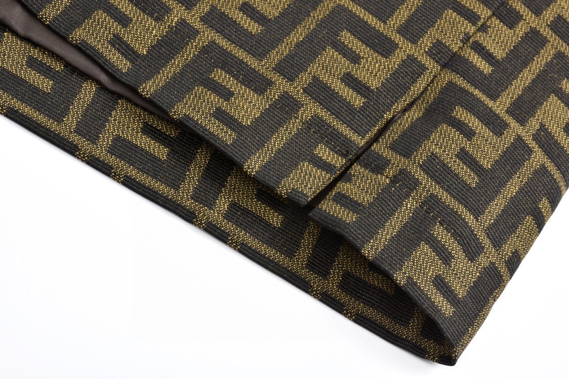 FENDI 芬迪 老花衬衫 夹克 外套 长袖 秋冬 棕色