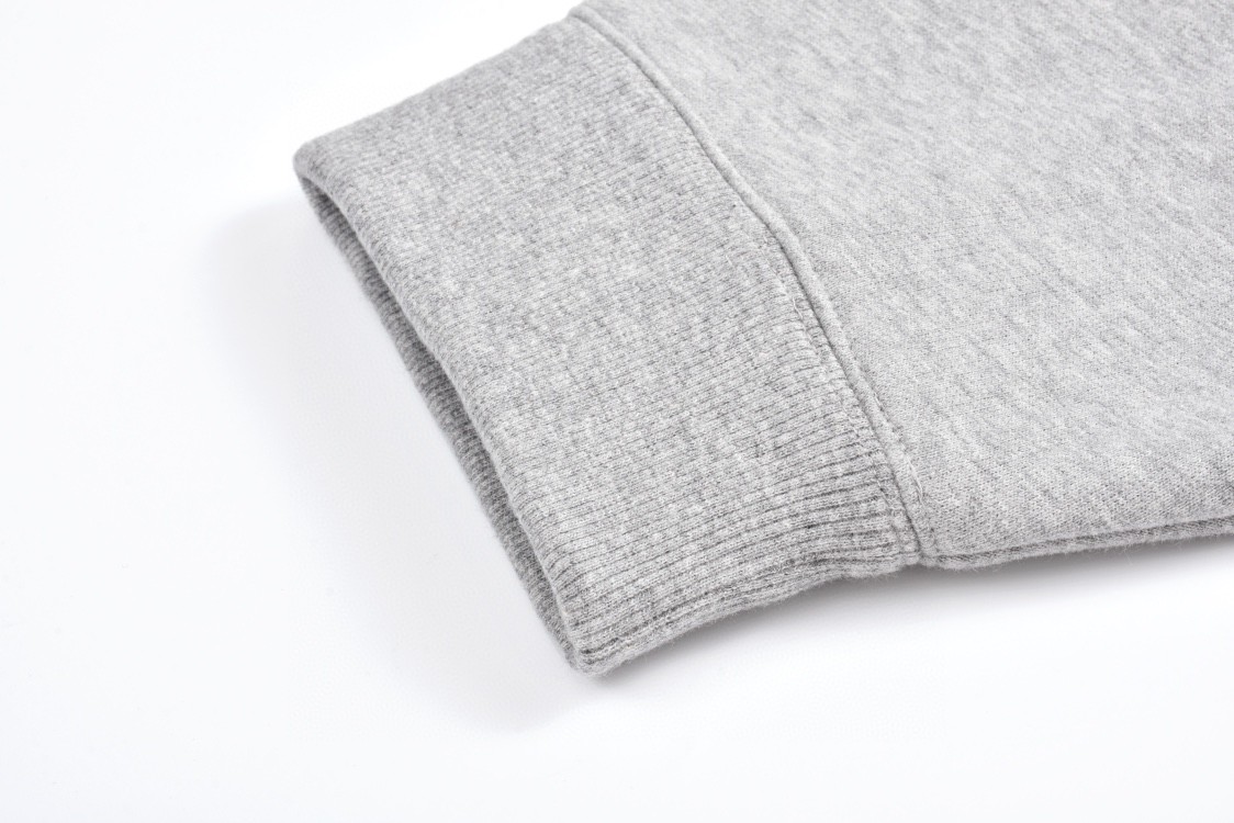 MIU MIU 缪缪 纯色字母logo徽标拉链卫衣 夹克 外套 长袖 灰色 ML1060-15EG-F0031-S-OOO