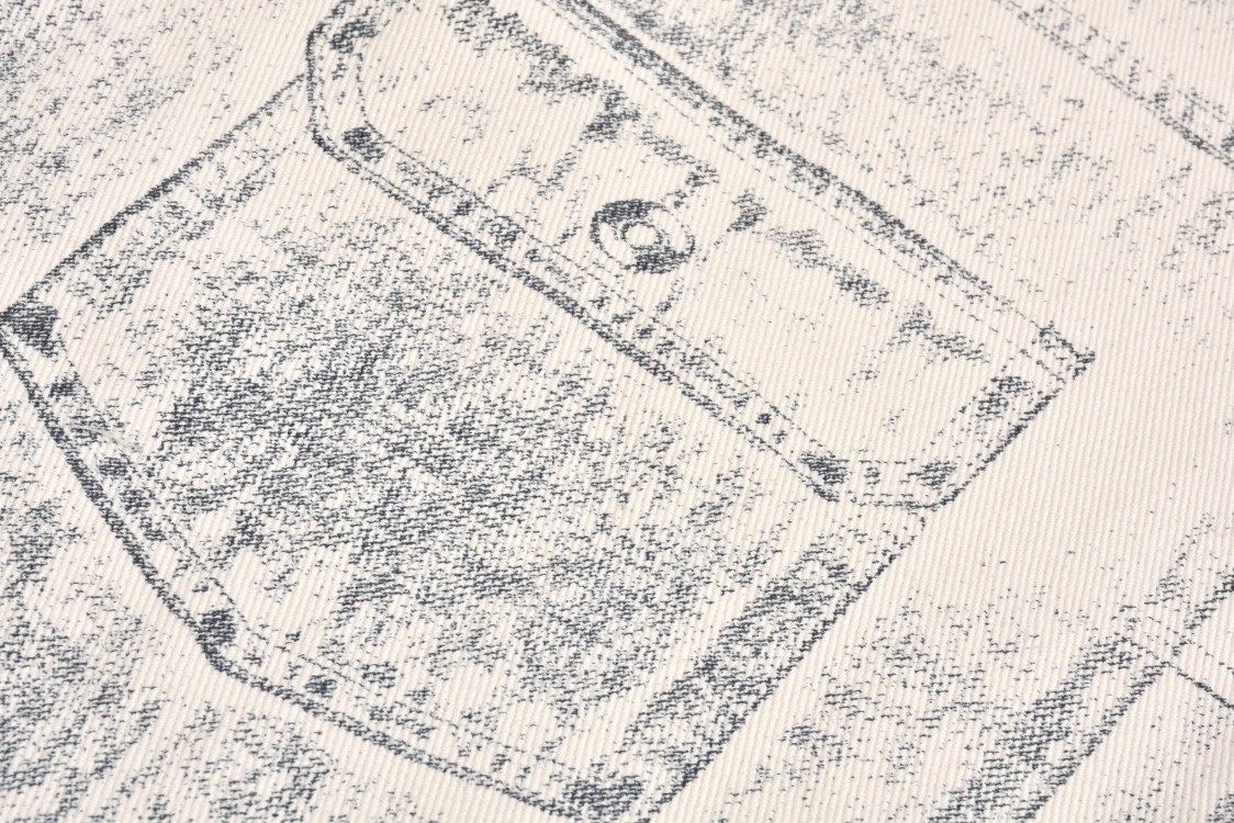 DIOR 迪奥 做旧印花牛仔衬衫 长袖 外套 牛仔衣 秋冬款 米色 413D588A353X-C185