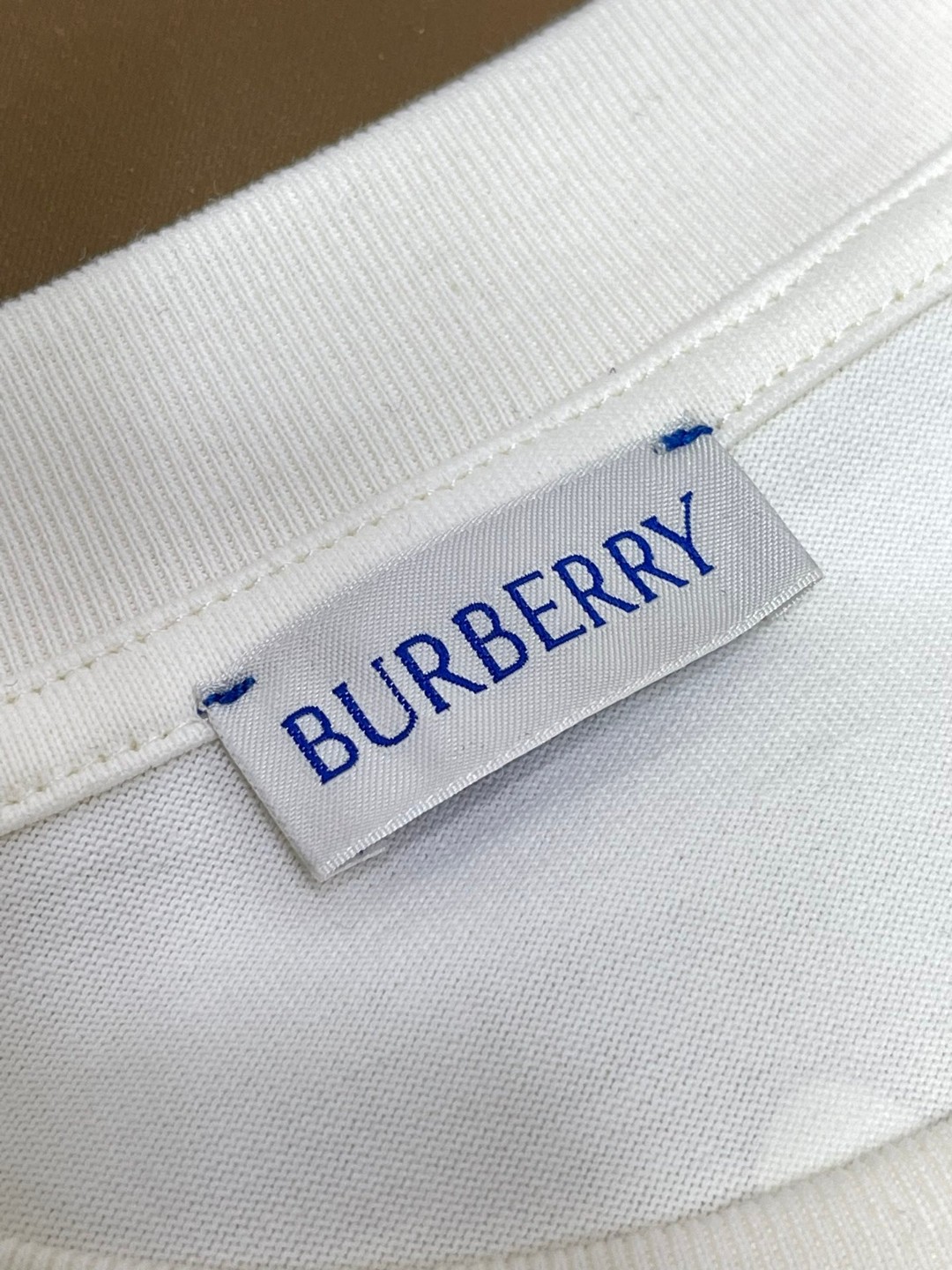 Burberry 巴宝莉 青蛙图案印花短袖 T恤 圆领 短款 夏季 白色 蓝色 72747678