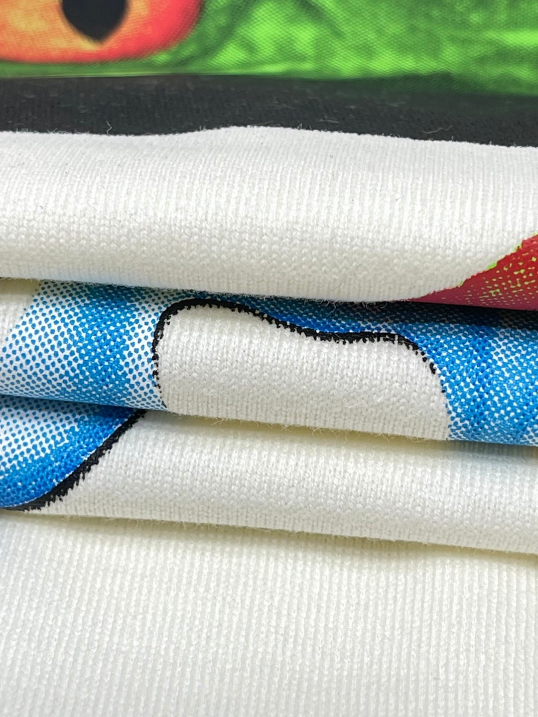 Burberry 巴宝莉 青蛙图案印花短袖 T恤 圆领 短款 夏季 白色 蓝色 72747678