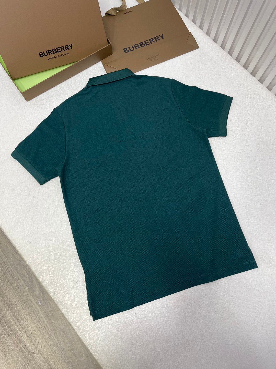 Burberry 巴宝莉 纯色刺绣战马图案Polo衫 短袖 T恤 圆领 短款 夏季 黑色 白色 酒红色 80991651