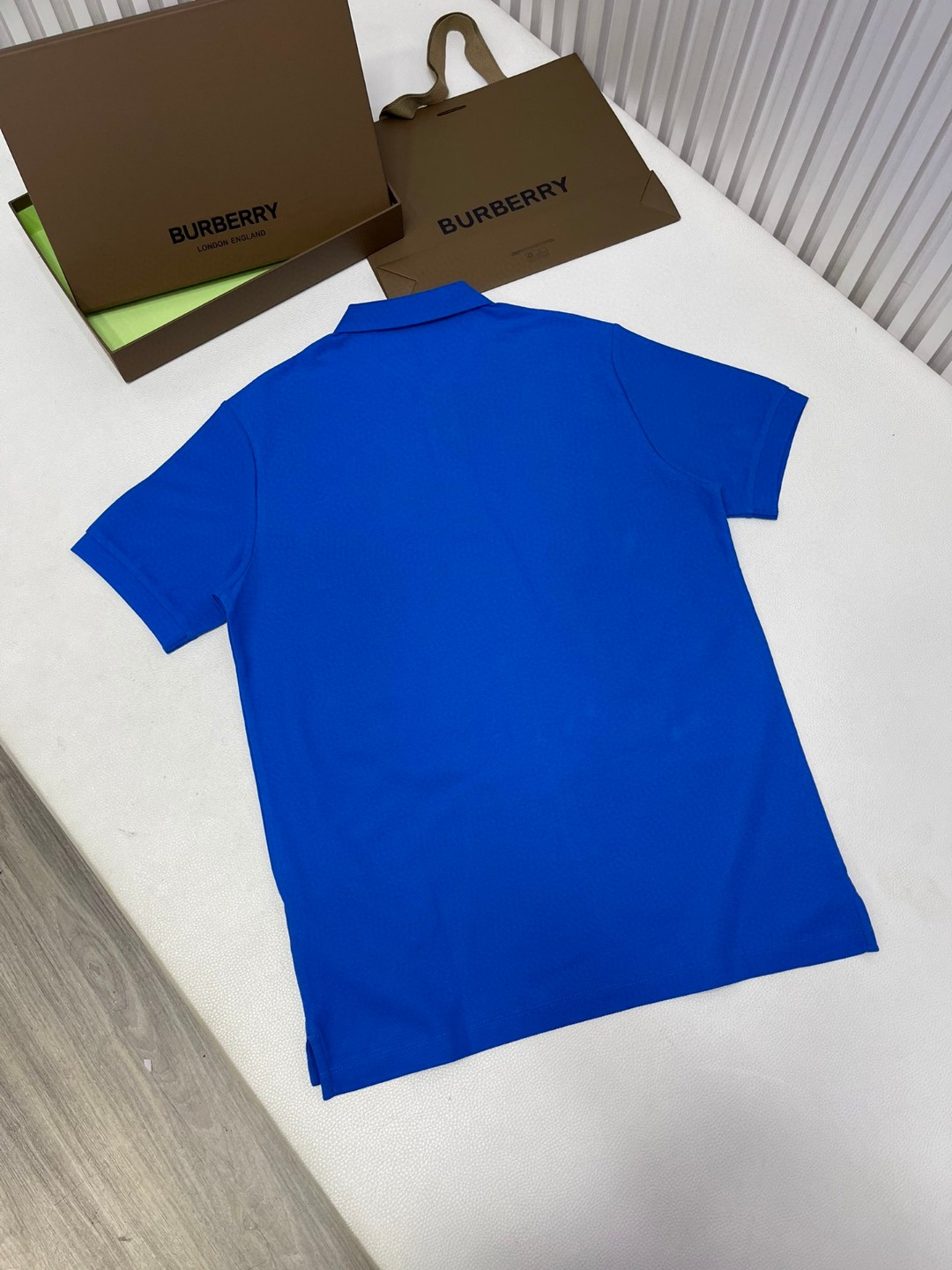 Burberry 巴宝莉 纯色刺绣战马图案Polo衫 短袖 T恤 圆领 短款 夏季 黑色 白色 酒红色 80991651