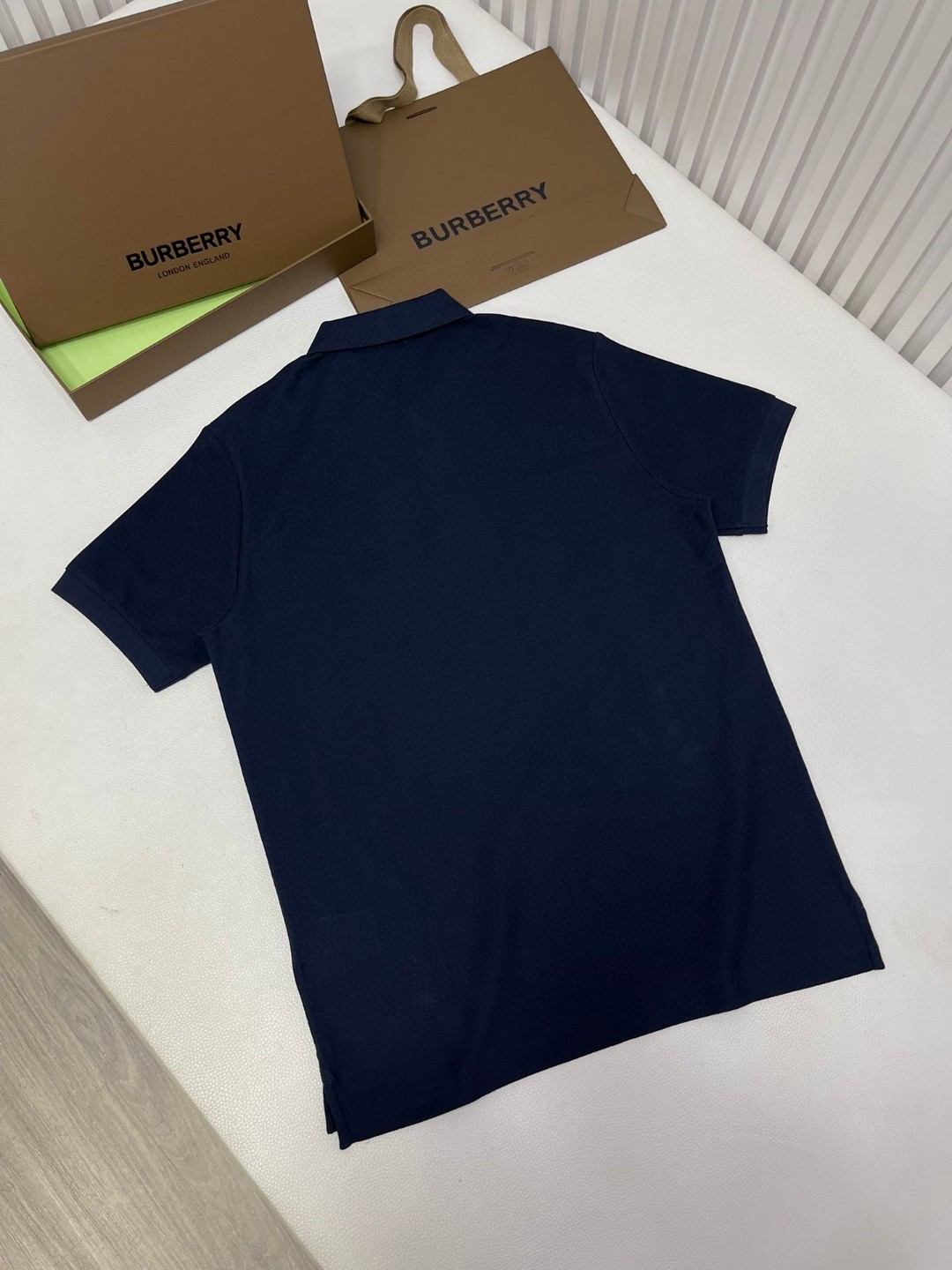 Burberry 巴宝莉 纯色刺绣战马图案Polo衫 短袖 T恤 圆领 短款 夏季 黑色 白色 酒红色 80991651