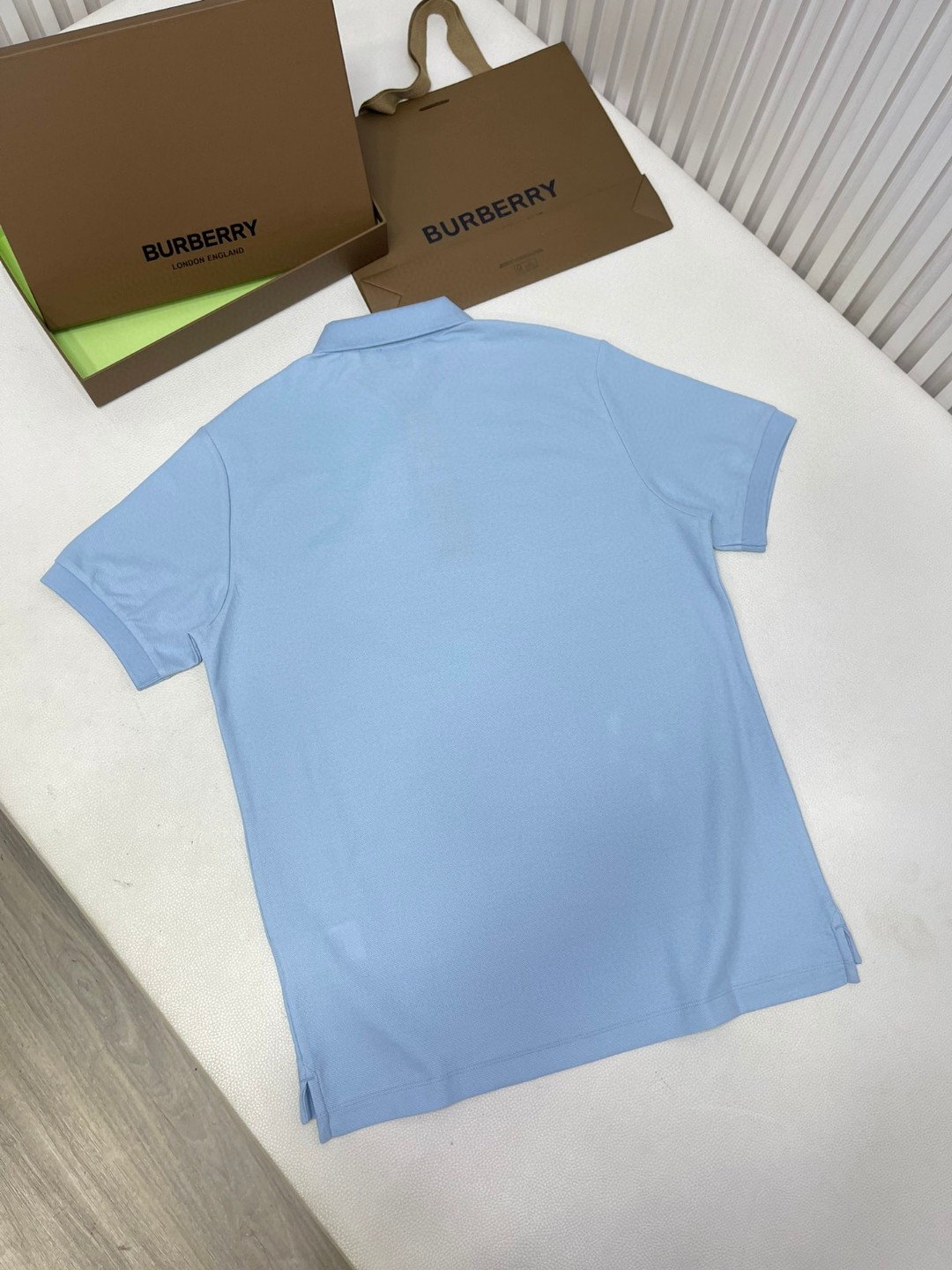 Burberry 巴宝莉 纯色刺绣战马图案Polo衫 短袖 T恤 圆领 短款 夏季 黑色 白色 酒红色 80991651