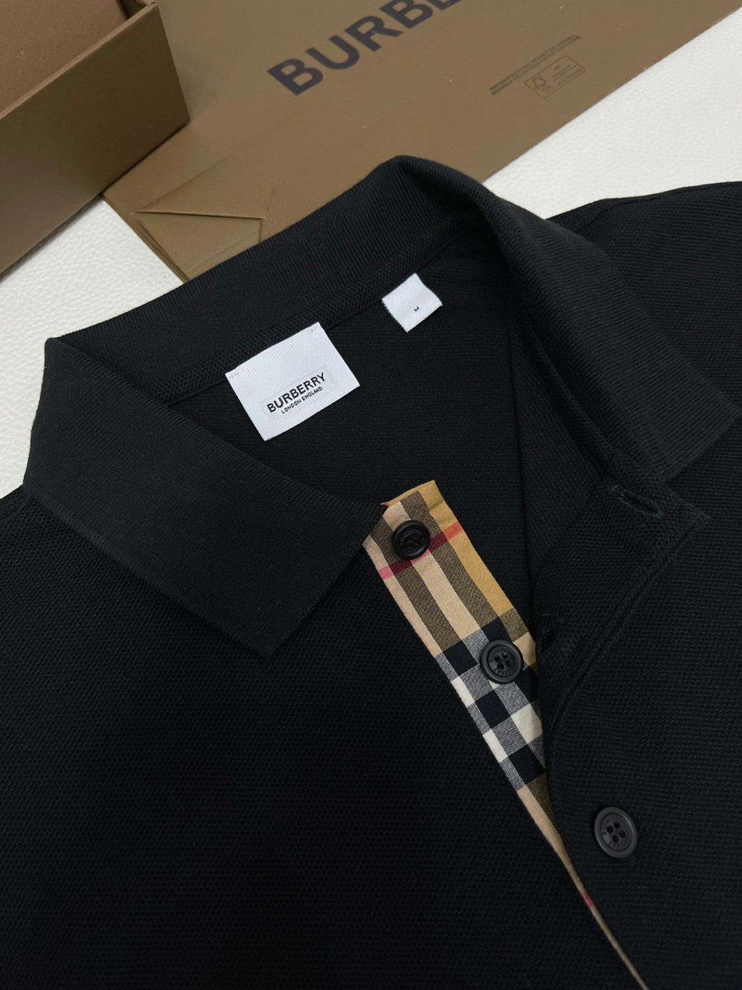 Burberry 巴宝莉 纯色刺绣战马图案Polo衫 短袖 T恤 圆领 短款 夏季 黑色 白色 酒红色 80991651