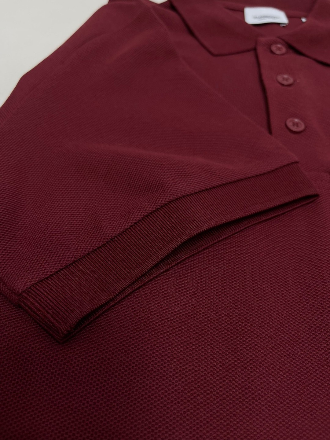 Burberry 巴宝莉 纯色刺绣战马图案Polo衫 短袖 T恤 圆领 短款 夏季 黑色 白色 酒红色 80991651