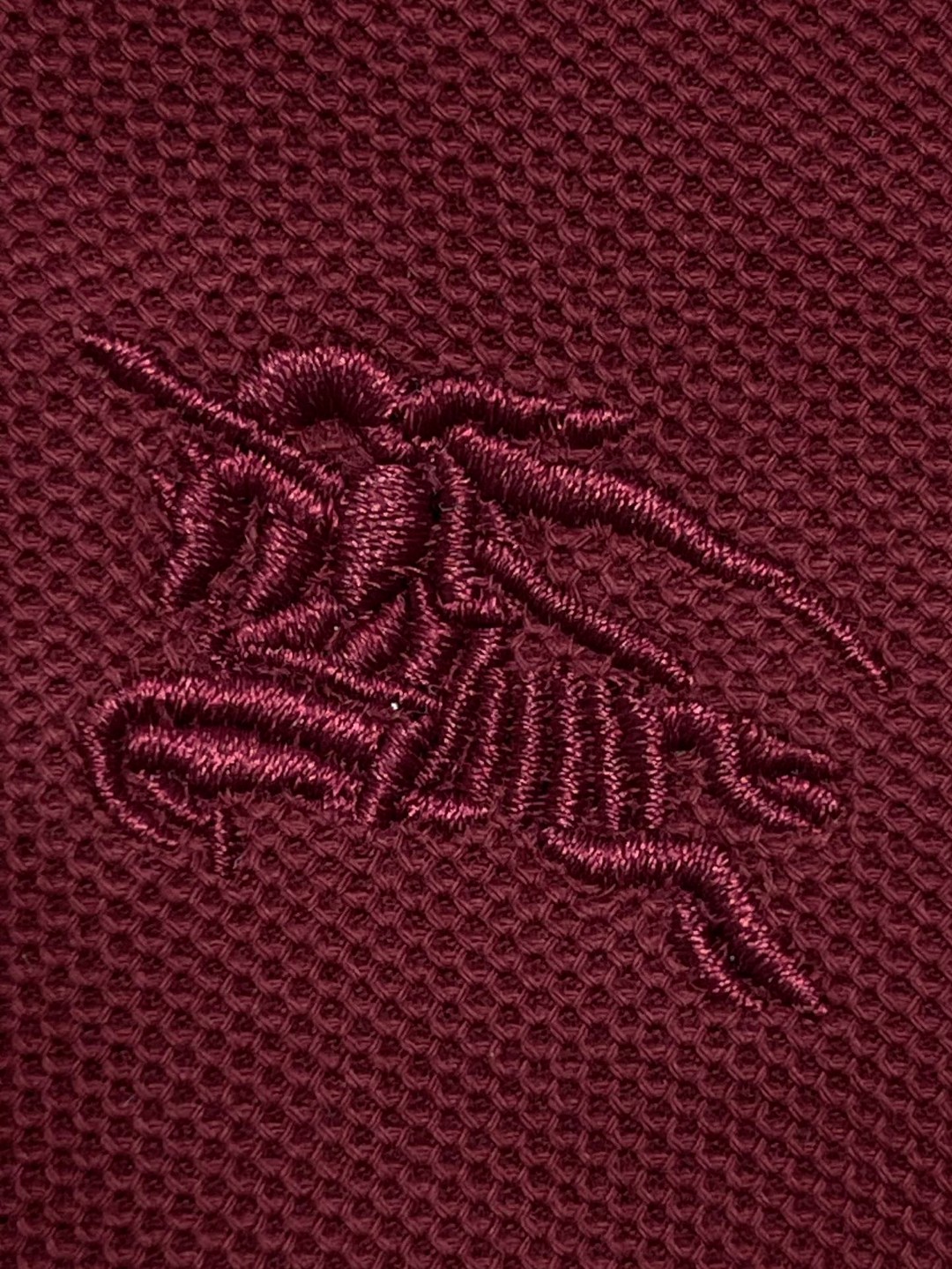 Burberry 巴宝莉 纯色刺绣战马图案Polo衫 短袖 T恤 圆领 短款 夏季 黑色 白色 酒红色 80991651