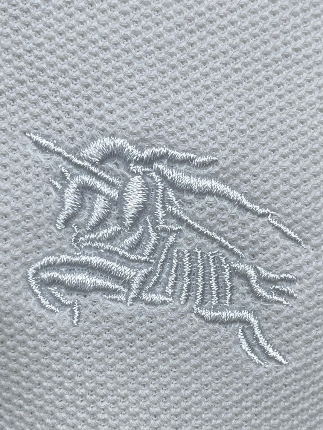 Burberry 巴宝莉 纯色刺绣战马图案Polo衫 短袖 T恤 圆领 短款 夏季 黑色 白色 酒红色 80991651