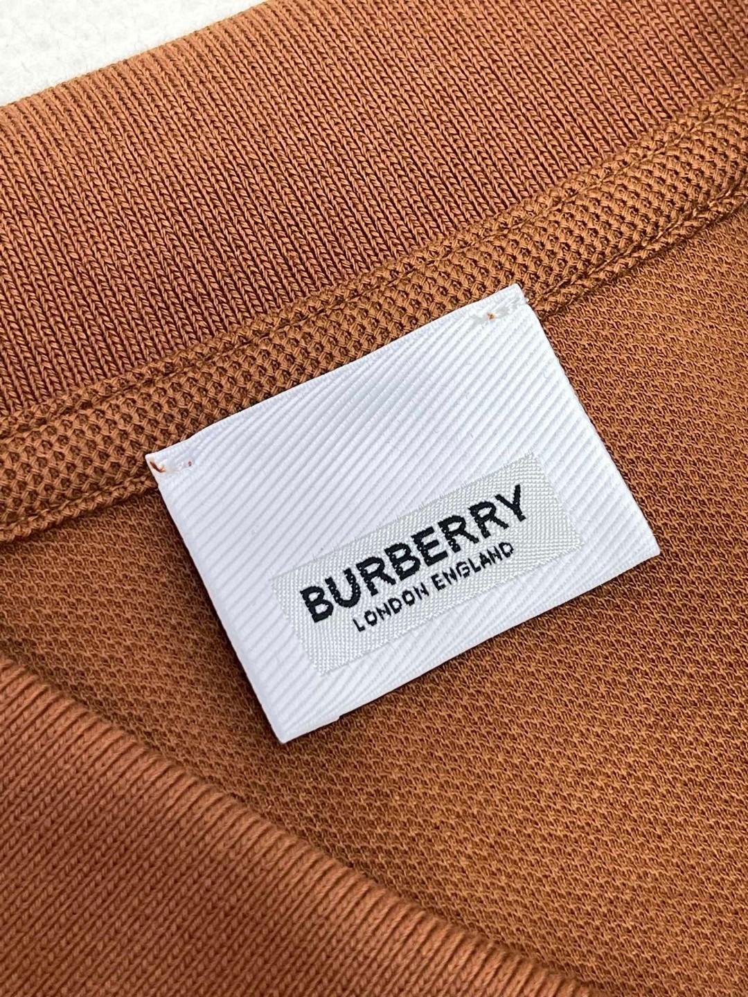 Burberry 巴宝莉 纯色刺绣战马条纹领Polo衫 短袖 T恤 圆领 短款 夏季 黑色 白色 棕色 80707741