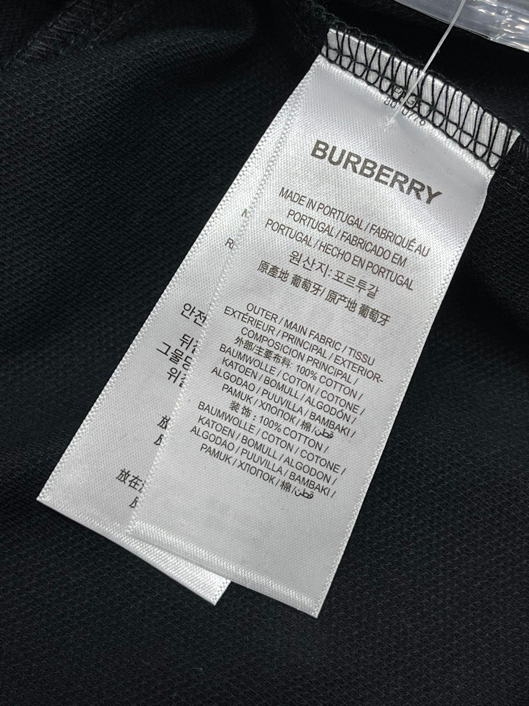Burberry 巴宝莉 纯色刺绣战马条纹领Polo衫 短袖 T恤 圆领 短款 夏季 黑色 白色 棕色 80707741