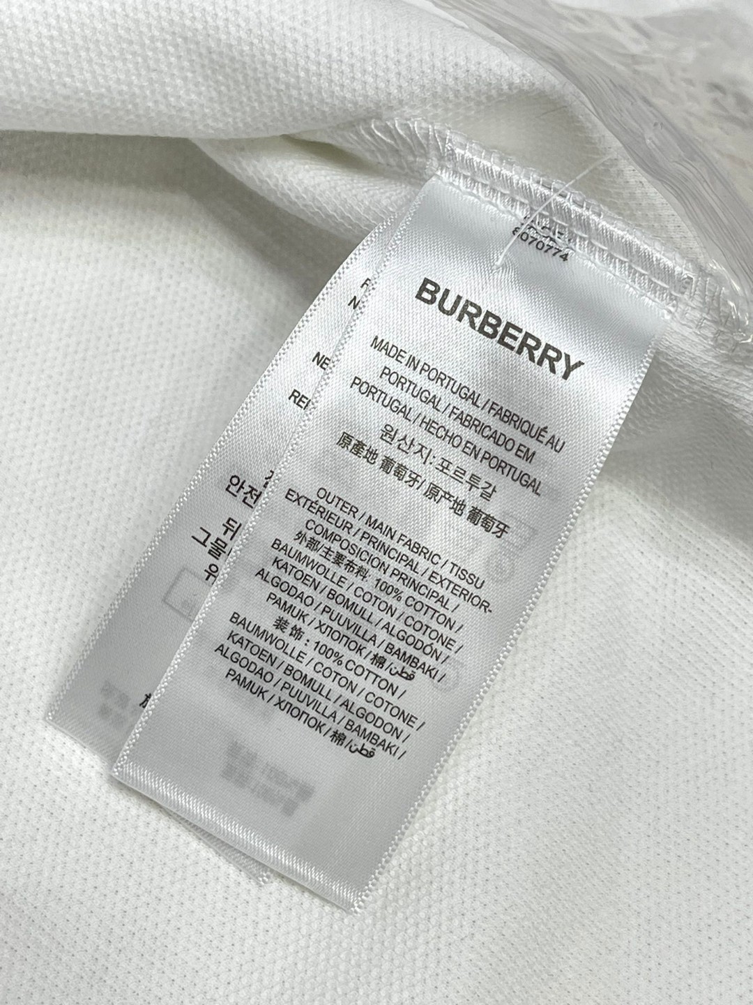 Burberry 巴宝莉 纯色刺绣战马条纹领Polo衫 短袖 T恤 圆领 短款 夏季 黑色 白色 棕色 80707741