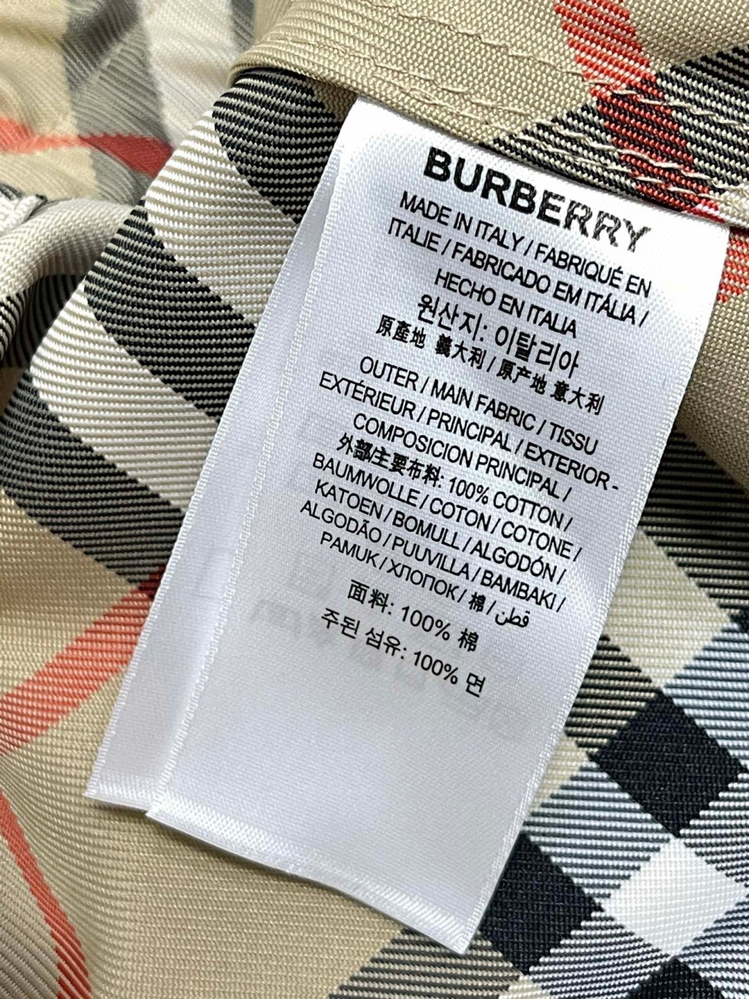 Burberry 巴宝莉 格纹拉链口袋刺绣战马图案松紧腰短裤 裤子 休闲裤 灰色 米色 