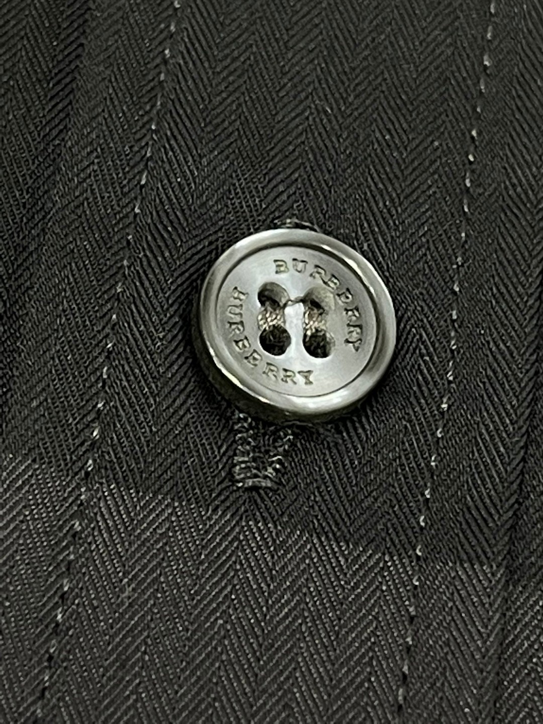 Burberry 巴宝莉 格纹翻领单排扣衬衫 短袖 夏季 蓝色 黑色 绿色 80876371